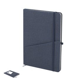 Notitieblokje waylon - gerecycled PU - harde kaft - 80 bladen
