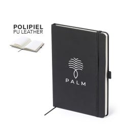 Xeria notitieboek - A5 - PU - 100 vellen - elastieksluiting en bladwijzer - hardcover