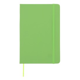 Notitieboek A5 PU met puntraster pagina's-Lichtgroen