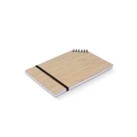 Notitieboek - A5 - bamboe - 70 vellen - hoekbinding