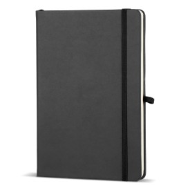 Notitieboek Iroko hardcover laser A5-Zwart / zwart
