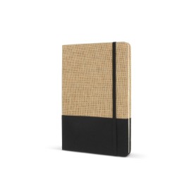 Notitieboek jute R-PET GRS-Zwart