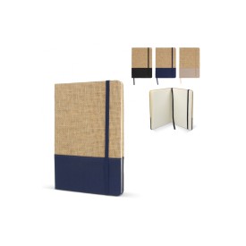 Notitieboek - A5 - jute en rPET polyester - 80 vellen