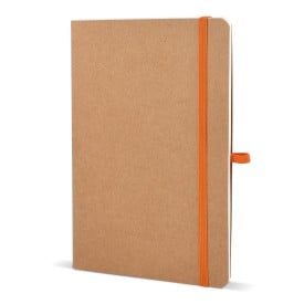 Notitieboek met zachte kaft Kraftpapier A5-Oranje