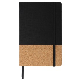 Notitieboek R-PET & kurk A5-Zwart