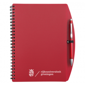 Solana notitieboek - A5 - PU - 65 vellen - gelinieerd - inclusief balpen