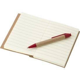 Cooper notitieboek - A7 - papier - 80 vellen - gelinieerd - inclusief kartonnen pen