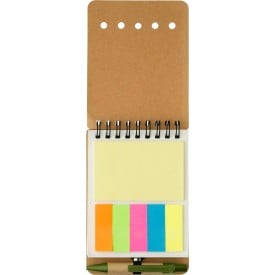 Rodrigo notitieboekje met memo's - papier - diverse kleuren - met balpen