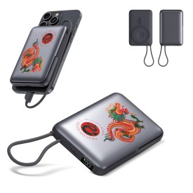 Nova powerbank - 10.000mAh - ABS - draadloos - MagSafe en apple watch geschikt