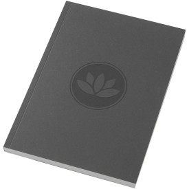 Novella Austen A5 gerecycled notitieboek met zachte cover, 100 vellen-Charcoal