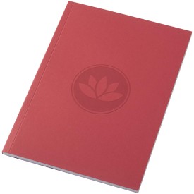 Novella Austen A5 gerecycled notitieboek met zachte cover, 50 vellen-Rood