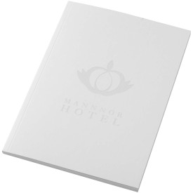 Novella Austen A5 notitieboek met zachte cover, 50 vellen-Wit