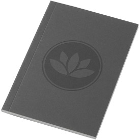 Novella Austen A6 gerecycled notitieboek met zachte cover, 50 vellen-Charcoal