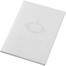 Novella Austen A6 notitieboek met zachte cover, 50 vellen-Wit