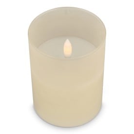 Nyelle oplaadbare LED Wax kaars in glas