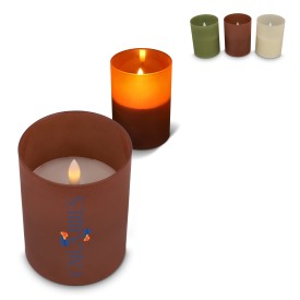 Nyelle oplaadbare LED Wax kaars in glas