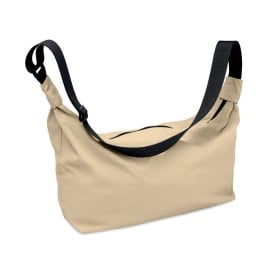 Nylon urban crossbody tas-Kaki
