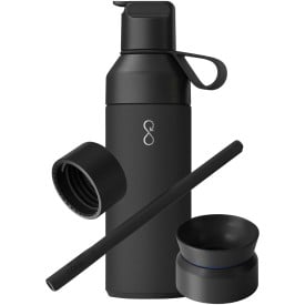 Ocean Bottle geschenkset 500 ml - gerecycled roestvrij staal - modulair dekselsysteem