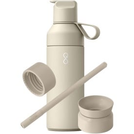 Ocean Bottle 500 ml 3-in-1 geschenkset-Sandstone