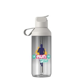 Ocean Bottle GO Clear 710 ml waterfles-Rotsgrijs