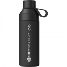Ocean Bottle vacuümgeïsoleerde waterfles van 500 ml-Obsidian black