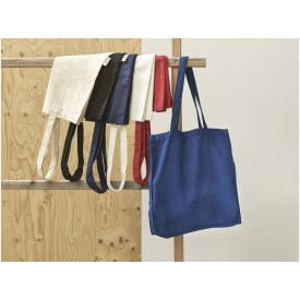 Odessa shopper - gerecycled canvas - 220g/m² - 38 x 41 x 8 cm - lange hengsels