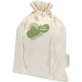 Odisha 140 g/m² OCS biologisch katoenen geschenktas – 42 x 30 cm