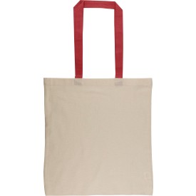 Oeko-Tex® katoen (140 gsm) boodschappentas Maris-Rood