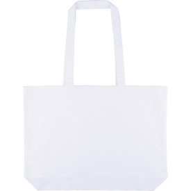 Oeko-Tex® katoen (140 gsm) boodschappentas Tarin-Wit