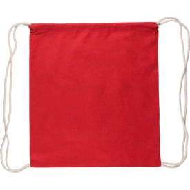 Oeko-Tex katoen (140 gsm) trekkoord rugtas Bridget-Rood