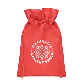 Okurimono klein geschenktasje in RPET-Rood