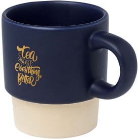 Olympia 130 ml stapelbare expressokop met kleibodem-Navy