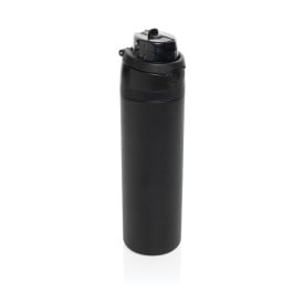 Omni Sip RCS Recycled RVS waterfles 700ML-Zwart
