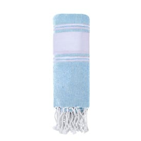 Omslag Handdoek Lainen-Lichtblauw