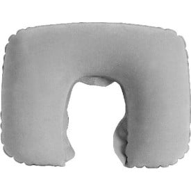 Traveller opblaasbaar nekkussen - microfiber - 33x25cm