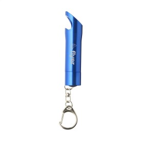 Zaklamp - aluminium - fles opener - sleutelhanger met karabijnhaak