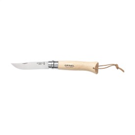 Opinel Inox No 08 Natural zakmes-Bruin