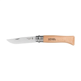 Opinel Inox No 08 zakmes-Houtbruin