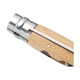 Opinel 3 in 1 zakmes - RVS - met flesopener en kurkentrekker