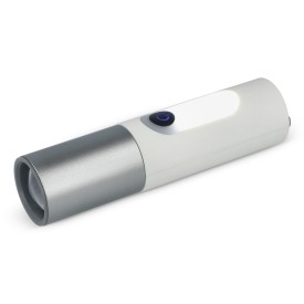 Oplaadbare 10 W LED-zaklamp met zoomfunctie 300 lm-Wit