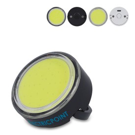 Oplaadbare multifunctionele lamp - gerecycled ABS - 300 lm COB-lamp - opvouwbare standaard