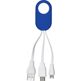 Oplaadkabel set met drie aansluitingen-Blauw