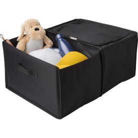 Opvouwbare auto organizer - polyester 600D - 2 compartimenten - koeltas met ritssluiting