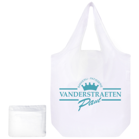 Budget opvouwbare boodschappentas - polyester - 42 x 46 cm