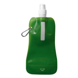 Opvouwbare drinkfles 480 ml - rPET - draaidop met karabijnhaak