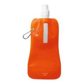Opvouwbare drinkfles 480 ml - rPET - draaidop met karabijnhaak