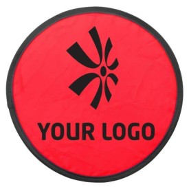 Iva frisbee - nylon - Ø 25 cm - opvouwbaar - verpakt in hoesje