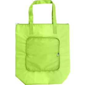 Opvouwbare koeltas 13 L - polyester - draaghandvat-Licht groen