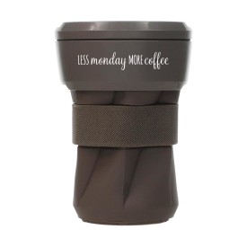 Opvouwbare koffiebeker Up2u-Basic brown