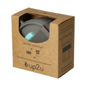 Up2u opvouwbare koffiebeker 350ml - kunststof - herbruikbaar